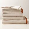 EUROPEAN FLAX™-Certified Linen Flax With Copper Border Full/Queen Bedding Set
