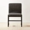 Falls Black Upholstered Dining Chair