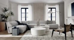 Cap Ivory Cement Large Coffee Table -Home Furnishing Store FamiliaCollRhapsodeFB20