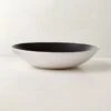 Fynn Black And White Pasta Bowl With Reactive Glaze -Home Furnishing Store FlynnRctvPastaBowlSHS23