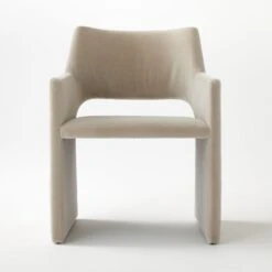 Foley Faux Mohair Grey Dining Armchair 19 Foley Faux Mohair Grey Dining Armchair -Home Furnishing Store FoleyFxMhrGryDnngChairSOSSF20