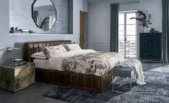 Home Furnishing Store -Home Furnishing Store ForteLeatherKingBedMidnightOC19