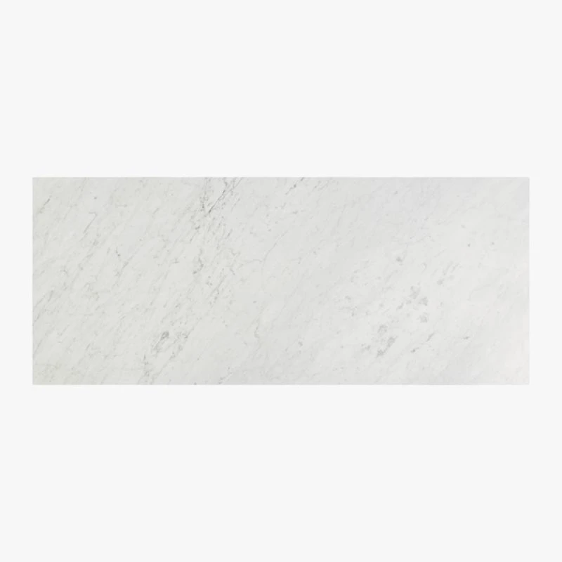 Fullerton 6-Drawer Walnut Wood Desk With White Marble Top 9 Fullerton 6-Drawer Walnut Wood Desk With White Marble Top - Image 7