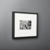 Gallery Soft Black Picture Frame With White Mat 4"x6" -Home Furnishing Store GalleryFrm4X6BlkWhtMtROF18