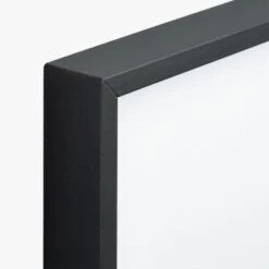 Gallery Soft Black Picture Frame With White Mat 4"x6" -Home Furnishing Store GalleryFrm5X7BlkWhtMtAVF18