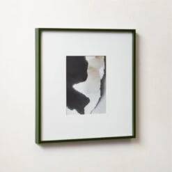 Gallery Green Picture Frame With White Mat 8"x10" 9 Gallery Green Picture Frame With White Mat 8"x10" -Home Furnishing Store GalleryFrm8x10DarkGreenAVSHS22