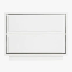 Gallery 2-Drawer High-Gloss White Nightstand -Home Furnishing Store GalleryNighstandSOS19