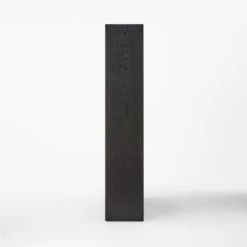 Genova Black Ebonized Oak Bookcase -Home Furnishing Store GenovaEbdOakPrstBkCsSDSSF22