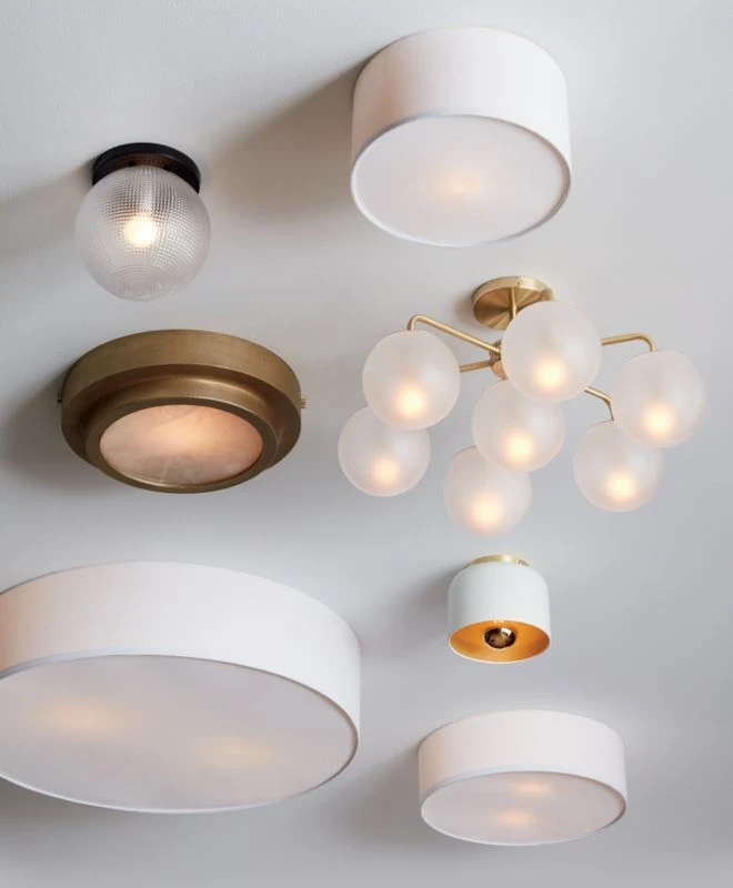 Drum Flush Mount Light 19.75" 6 Drum Flush Mount Light 19.75" - Image 4