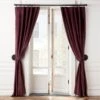 Harlan Matte Black Twisted Leather Curtain Panel Tieback -Home Furnishing Store HarlanMtBkTwtdLthTiebackSHS23
