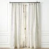 Harlow Striped Linen-Blend Sheer Window Curtain Panel 48"x84" -Home Furnishing Store HarlowLnNCtnStpCtnPl96inSHF22