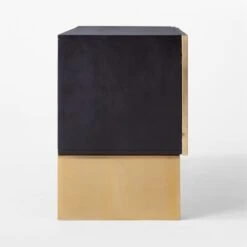 Tiled Horn And Acacia Wood Credenza -Home Furnishing Store HornMediaCredenzaSDSSF21