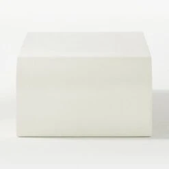 Horseshoe Ivory Lacquered Linen 60" Coffee Table -Home Furnishing Store HorseshoeIvLqdLnRctCffTblSDF20