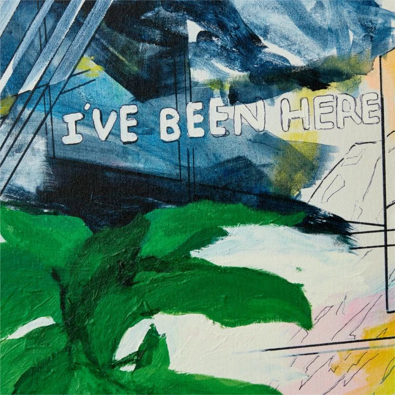 'I've Been Here All Along' Framed Acrylic Painting Reproduction By Alexandra Rose 37''x49'' 4 'I've Been Here All Along' Framed Acrylic Painting Reproduction By Alexandra Rose 37''x49'' - Image 2