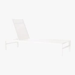 Idle White Outdoor Sun Lounger -Home Furnishing Store IdleIISunLoungerWht3QS19