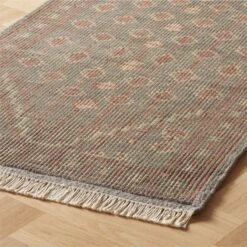 Inaz Hand-Knotted Natural Wool Runner Rug 2.5'x8' -Home Furnishing Store InazHdkdNZWlNatRnnr2p5x8ROS23