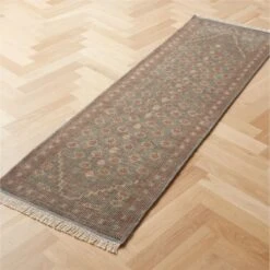 Inaz Hand-Knotted Natural Wool Runner Rug 2.5'x8' -Home Furnishing Store InazHdkdNZWlNatRnnr2p5x8SHS23