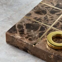 Indah Brown Marble Tic-Tac-Toe -Home Furnishing Store IndahBrnMarbleTicTacToeHAVSHF22