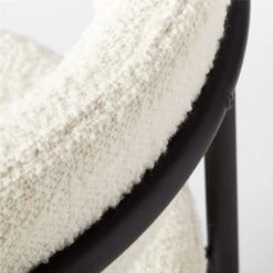 Inesse Boucle Ivory Dining Chair -Home Furnishing Store InesseIvoryDiningChairAVSSF21