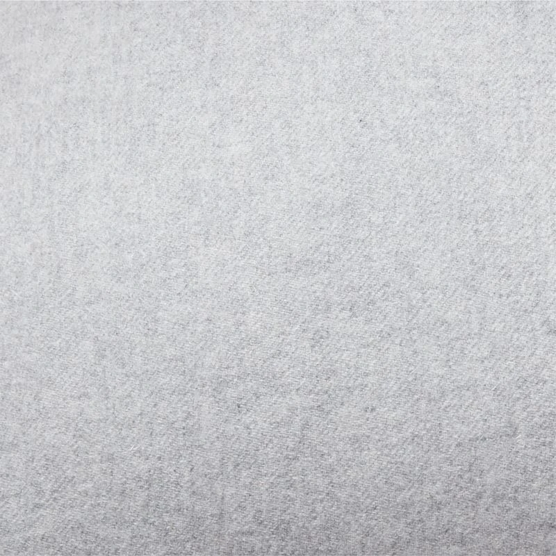 Ivy Heathered Grey Cashmere Throw Pillow With Down-Alternative Insert 20'' 4 Ivy Heathered Grey Cashmere Throw Pillow With Down-Alternative Insert 20'' - Image 2