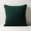 Ivy Green Cashmere Throw Pillow With Feather-Down Insert 20" -Home Furnishing Store IvyCshmrGrnPillow20x20SHS22