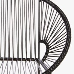 Ixtapa Black Outdoor Loveseat -Home Furnishing Store IxtapaLoveseatBlackAVS20