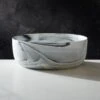 Swirl Black And White Serving Bowl 2 Swirl Black And White Serving Bowl -Home Furnishing Store JFSwirlServingBowlSHS20