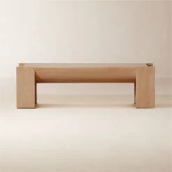 St. George Oak Wood Bench Large