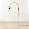 Jett Champagne Arched Floor Lamp -Home Furnishing Store JettArchChmpgnFloorLampSHS21