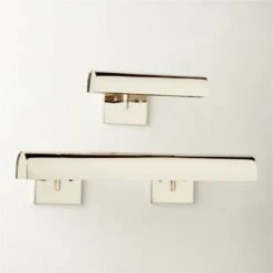 Jolie Polished Nickel Picture Light Sconce 24'' -Home Furnishing Store JoliePldNickelWllArtScncGrpFHF22