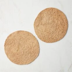 June Round Woven Placemat -Home Furnishing Store JuneRoundNatPlacementAV2SHS22