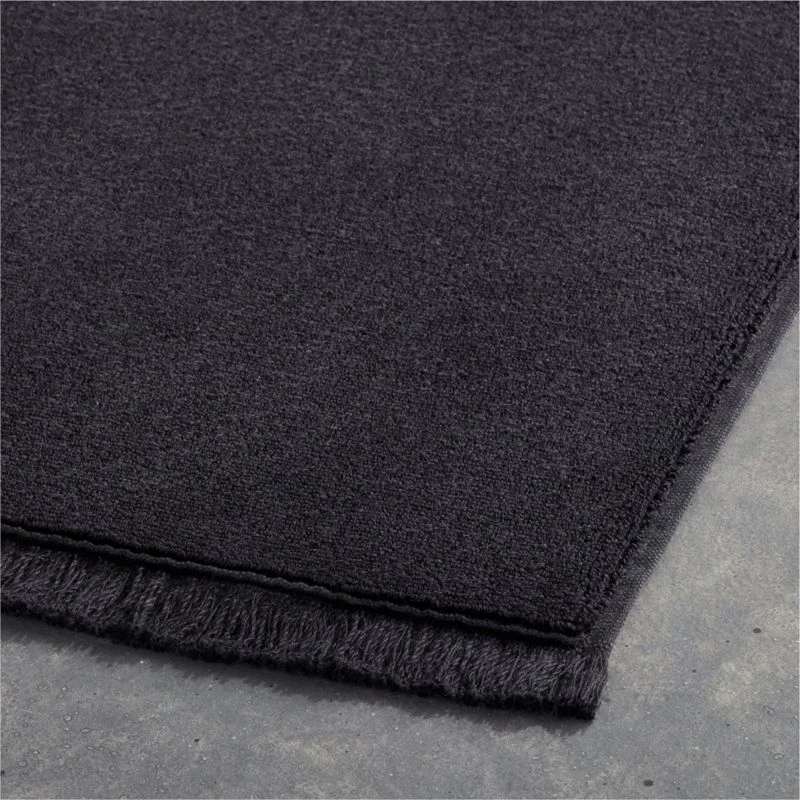 Kindred Organic Cotton Black Bath Mat 24"x36" 5 Kindred Organic Cotton Black Bath Mat 24"x36" - Image 3