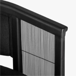 Kaishi Black Fabric Chair With Blackened Ash Frame -Home Furnishing Store KaishiChairBlackAVS18