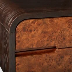 Kasen Burl Wood Executive Desk -Home Furnishing Store KasenExecutiveDeskAVSSS23