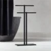 Kela Matte Black Towel Rack -Home Furnishing Store KelaBlackTowelRackSHF22