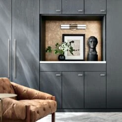 Kela Polished Nickel Handle 10" -Home Furnishing Store KelaHardwareEnvnmtPlshdNklSHF21