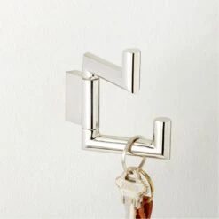 Kela Polished Nickel Swivel Hook -Home Furnishing Store KelaSwivelHookPldNklAVSHF22