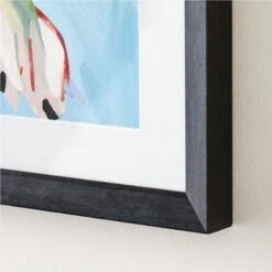 'La Courtine Floral' Framed Giclee Art Print 18"x24" -Home Furnishing Store LaCourtineFloral18x24inROS23