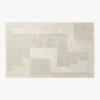 Larso Hand-Tufted Wool-Blend White Area Rug 5'x8' -Home Furnishing Store LarsoTftdIvryRug5x8SSS23
