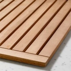 Lateral Natural Teak Bath Mat 21.75"x32" -Home Furnishing Store LateralNtTkBthmt21p75x23AVSHF21