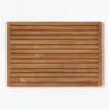 Lateral Natural Teak Bath Mat 21.75"x32" -Home Furnishing Store LateralNtTkBthmt21p75x32SSF21