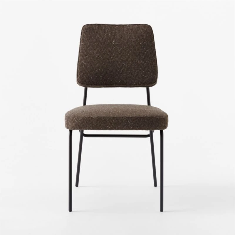 Laze Brown Upholstered Dining Chair 4 Laze Brown Upholstered Dining Chair - Image 2