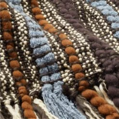 Lineage Woven Striped Throw Blanket -Home Furnishing Store LineageThrowAV2SSF21