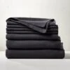 EUROPEAN FLAX™-Certified Linen Black Full/Queen Bedding Set