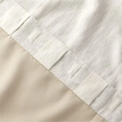 Warm White Linen Blackout Window Curtain Panel 48"x84'' -Home Furnishing Store LinenIvryBlkOutCrtn96PnlAV4SHF23