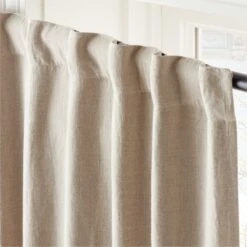 Natural Linen Blackout Window Curtain Panel 48''x84'' 9 Natural Linen Blackout Window Curtain Panel 48''x84'' -Home Furnishing Store LinenNtBkOt96CurtainPnlAVSHS23
