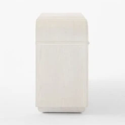 Lobos 6-Drawer White Wood Dresser -Home Furnishing Store LobosAshNLthrLowDresserSDSSS23