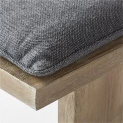 Lupine Teak Outdoor Dining Bench With Sunbrella ® Cushion -Home Furnishing Store LupineDiningBenchAVSSS22