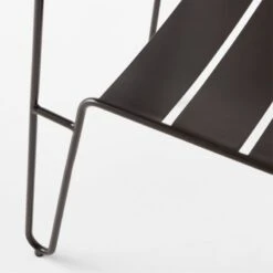 Luther Black Metal Outdoor Dining Chair -Home Furnishing Store LutherBlkDiningChairAVSSS23