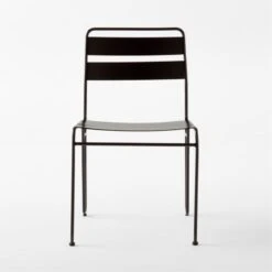 Luther Black Metal Outdoor Dining Chair -Home Furnishing Store LutherBlkDiningChairSOSSS23